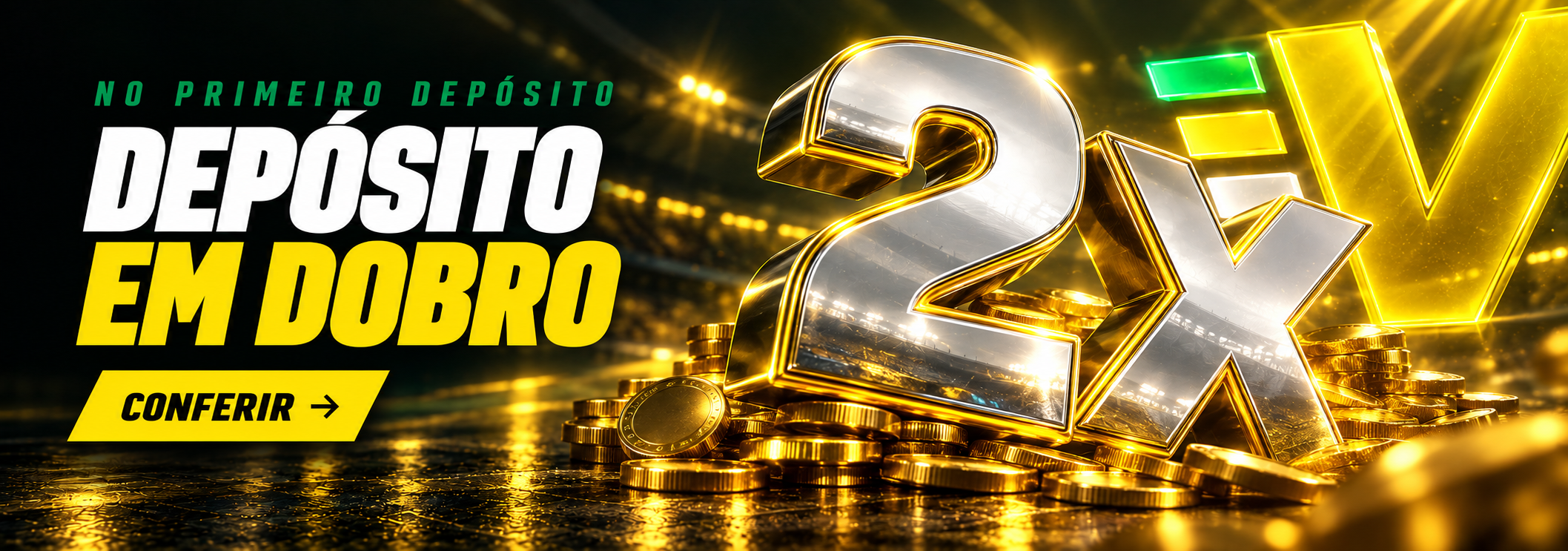 Primeiro depósito em dobro